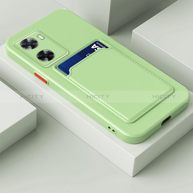 Funda Silicona Ultrafina Goma 360 Grados Carcasa para Oppo A57e Verde