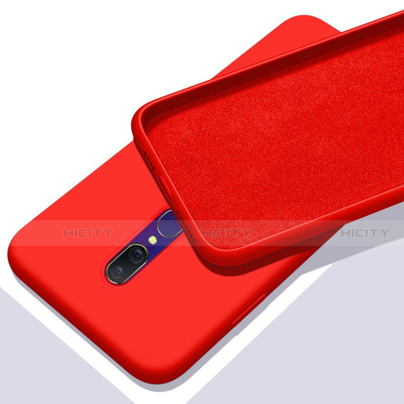 Funda Silicona Ultrafina Goma 360 Grados Carcasa para Oppo A9 Rojo