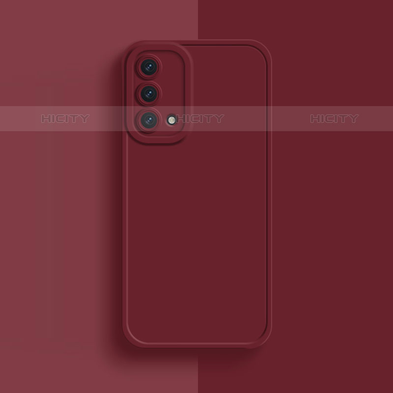 Funda Silicona Ultrafina Goma 360 Grados Carcasa para Oppo A93 5G Rojo