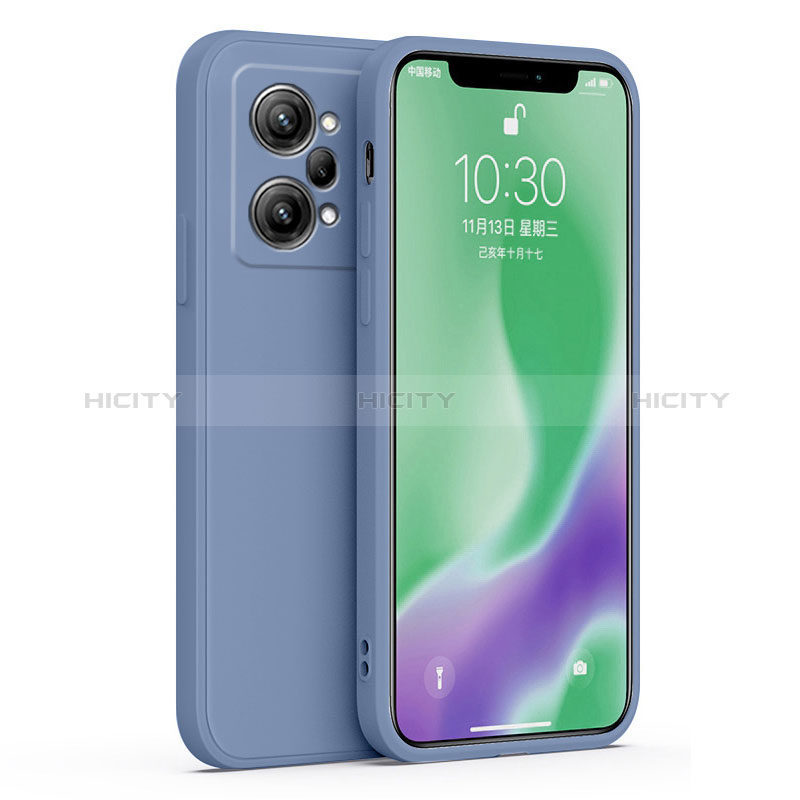 Funda Silicona Ultrafina Goma 360 Grados Carcasa para Oppo K10 Pro 5G Gris Lavanda