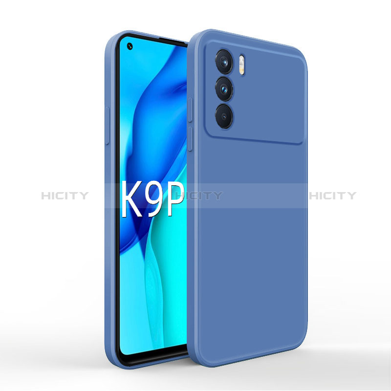 Funda Silicona Ultrafina Goma 360 Grados Carcasa para Oppo K9 Pro 5G Azul