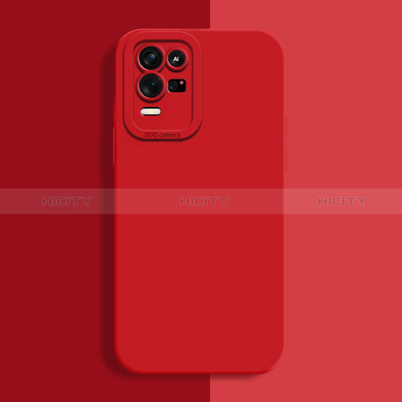 Funda Silicona Ultrafina Goma 360 Grados Carcasa para Oppo K9X 5G Rojo