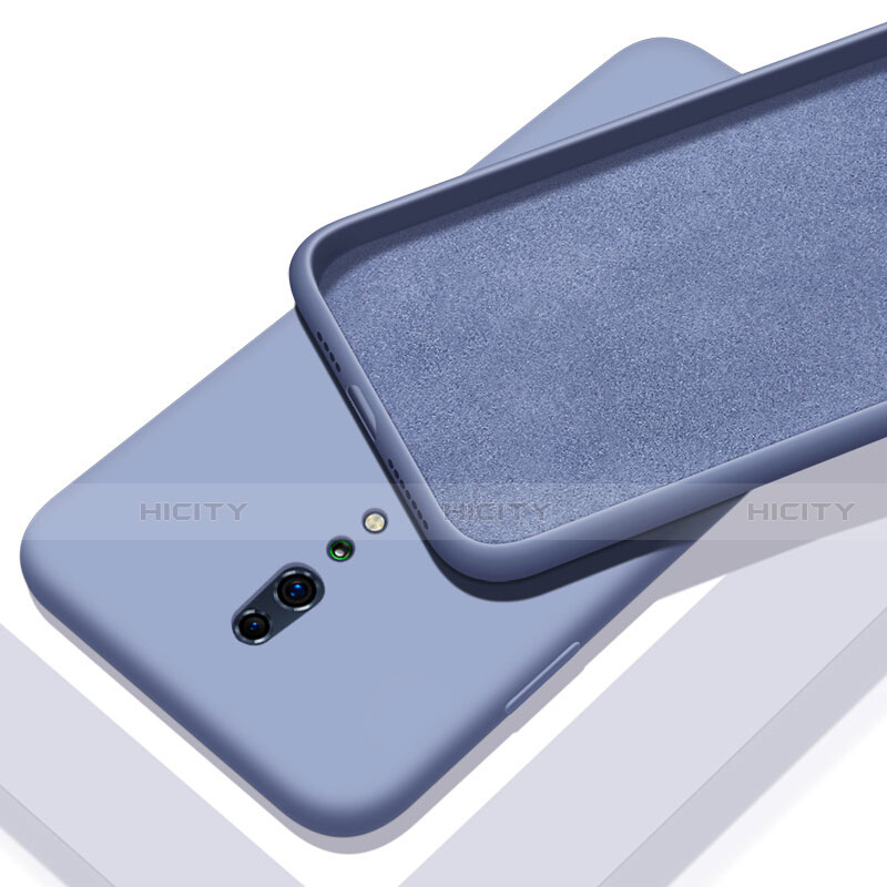 Funda Silicona Ultrafina Goma 360 Grados Carcasa para Oppo Reno Z Azul Cielo