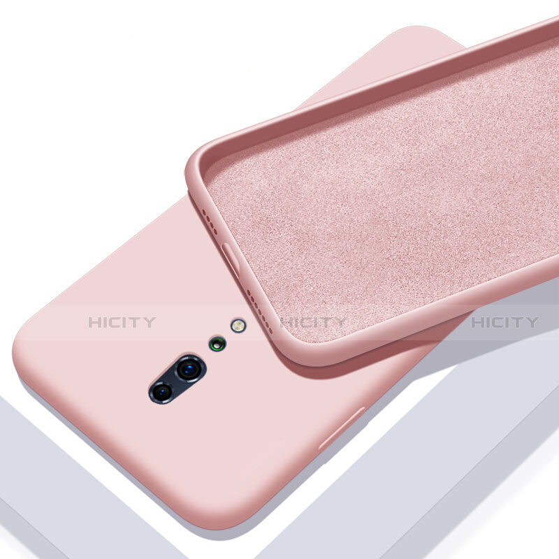 Funda Silicona Ultrafina Goma 360 Grados Carcasa para Oppo Reno Z Oro Rosa