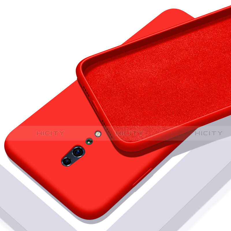 Funda Silicona Ultrafina Goma 360 Grados Carcasa para Oppo Reno Z Rojo