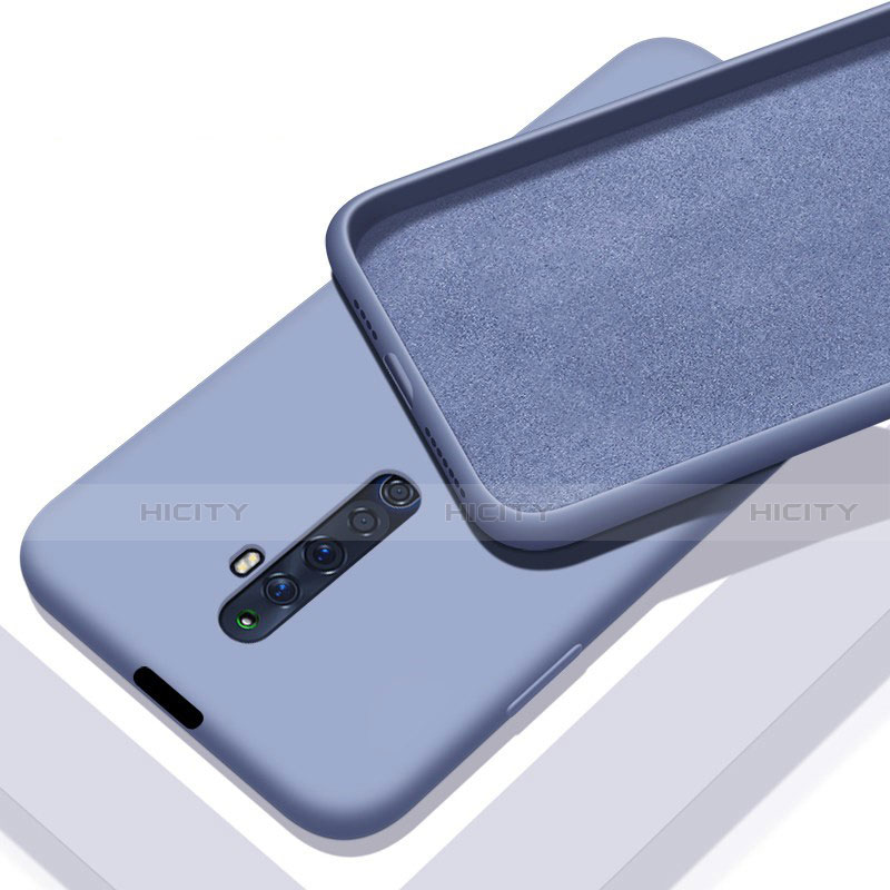 Funda Silicona Ultrafina Goma 360 Grados Carcasa para Oppo Reno2 Z Gris