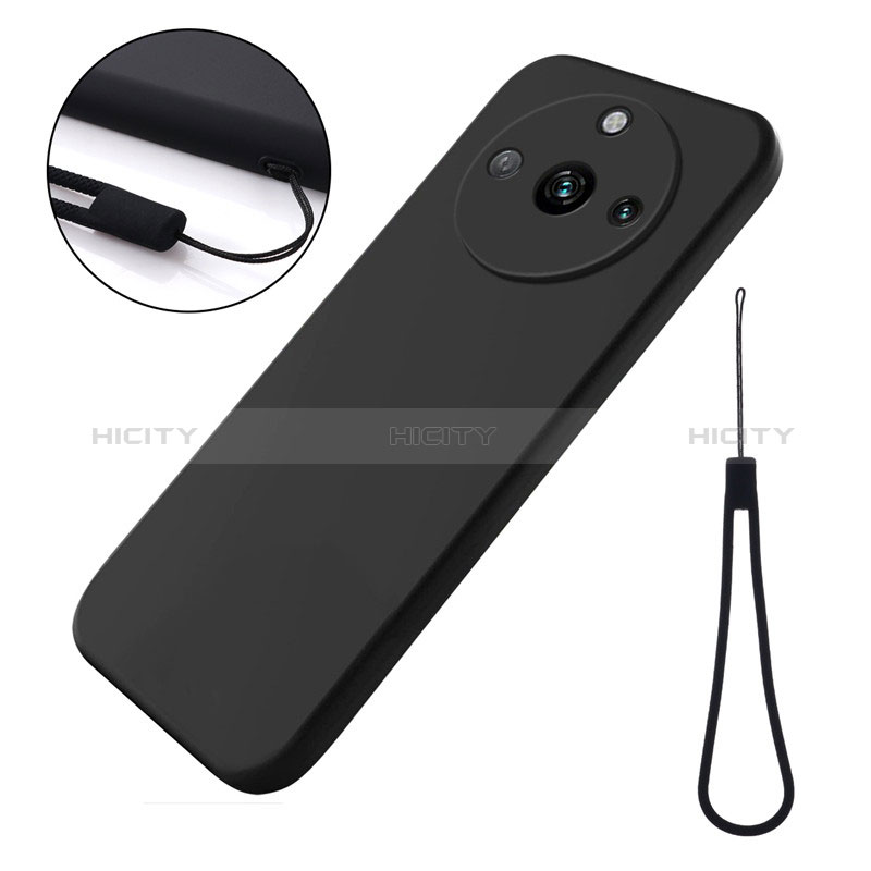 Funda Silicona Ultrafina Goma 360 Grados Carcasa para Realme 11 Pro 5G Negro