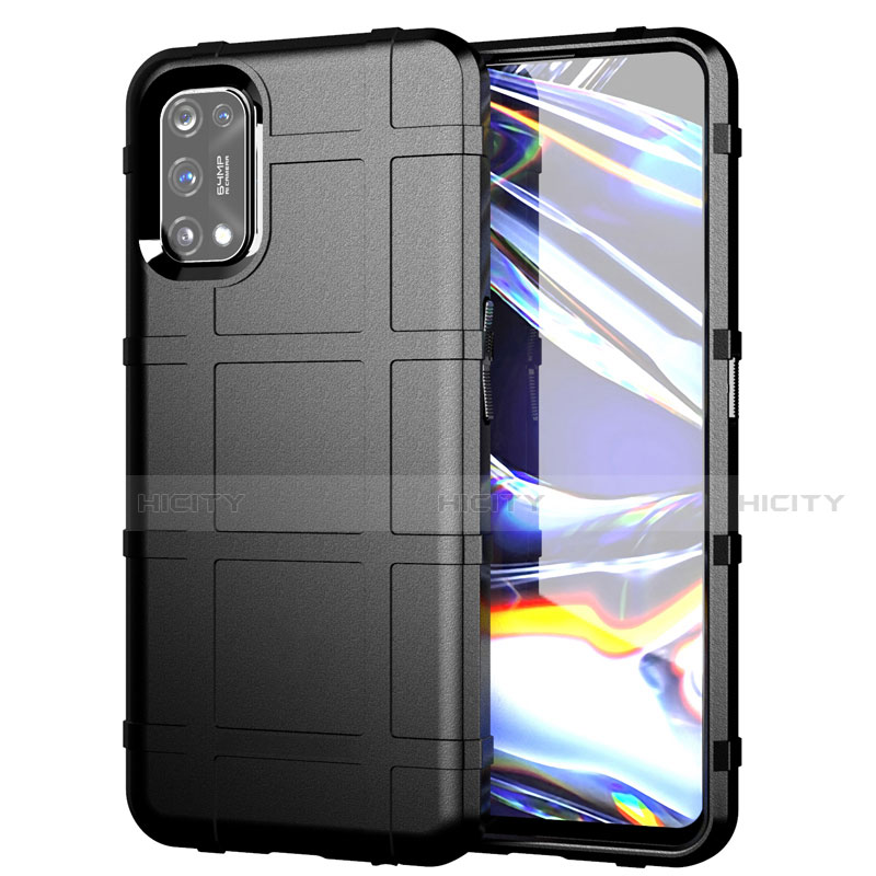 Funda Silicona Ultrafina Goma 360 Grados Carcasa para Realme 7 Pro Negro