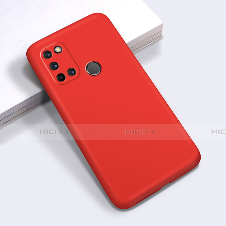 Funda Silicona Ultrafina Goma 360 Grados Carcasa para Realme C17 Rojo