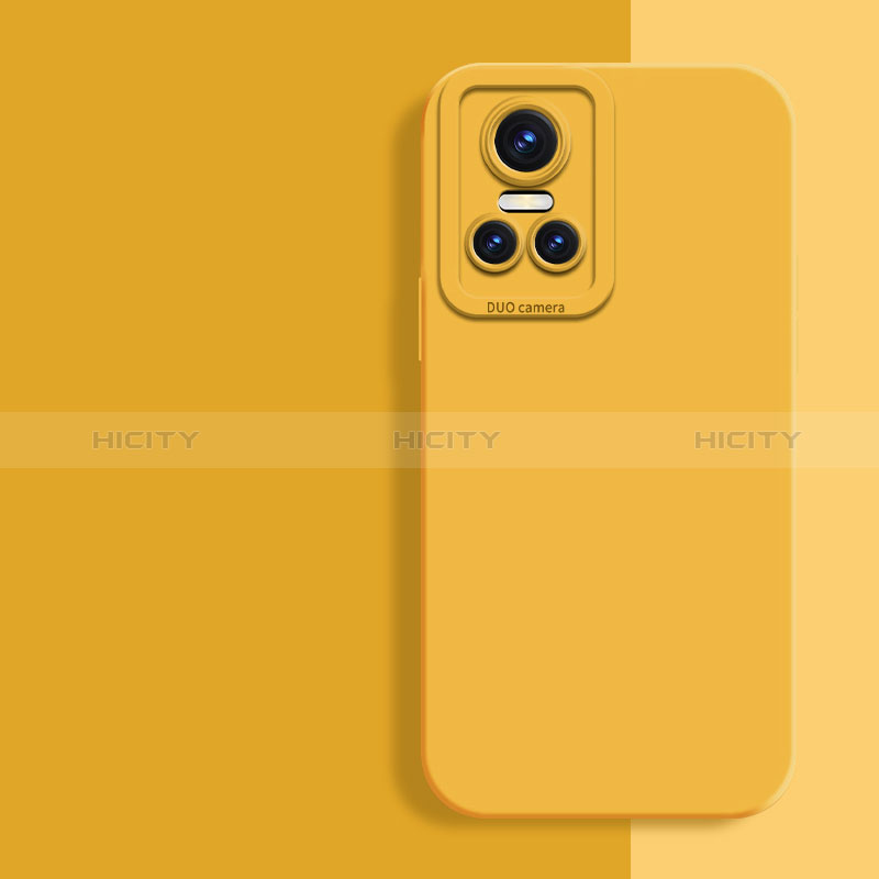 Funda Silicona Ultrafina Goma 360 Grados Carcasa para Realme GT Neo3 5G Amarillo