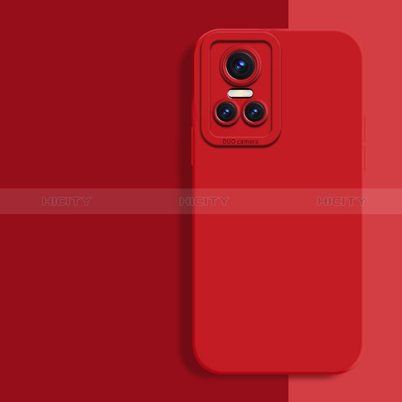 Funda Silicona Ultrafina Goma 360 Grados Carcasa para Realme GT Neo3 5G Rojo