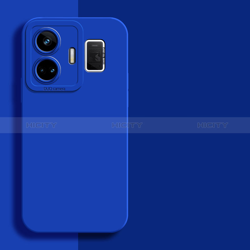 Funda Silicona Ultrafina Goma 360 Grados Carcasa para Realme GT Neo5 5G Azul