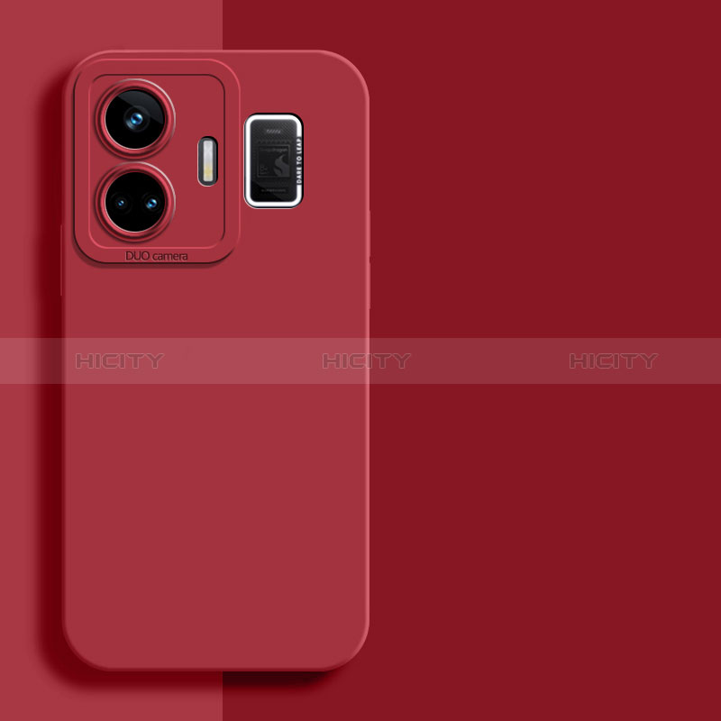 Funda Silicona Ultrafina Goma 360 Grados Carcasa para Realme GT Neo5 5G Rojo