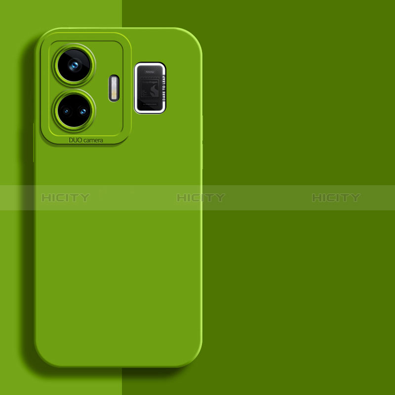 Funda Silicona Ultrafina Goma 360 Grados Carcasa para Realme GT Neo5 5G Verde