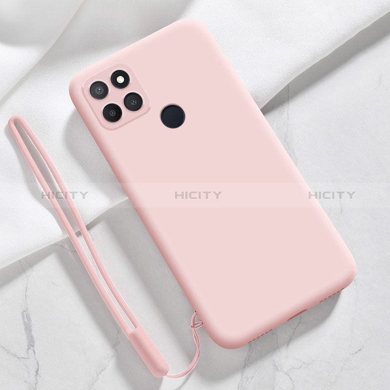 Funda Silicona Ultrafina Goma 360 Grados Carcasa para Realme Narzo 50A Rosa