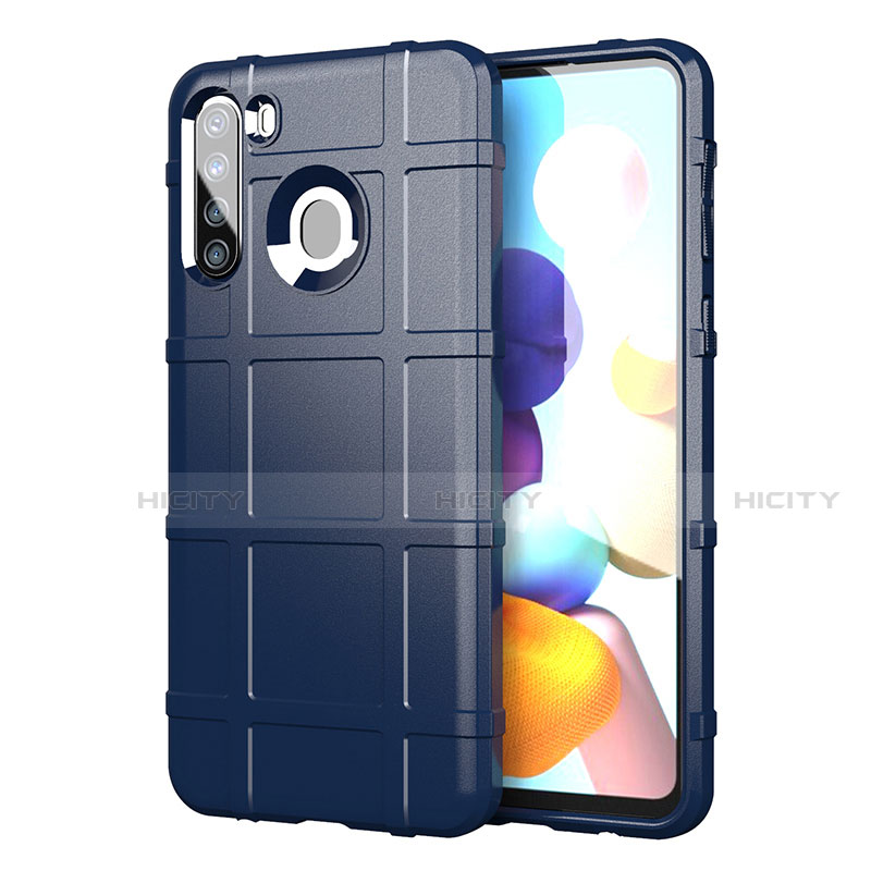 Funda Silicona Ultrafina Goma 360 Grados Carcasa para Samsung Galaxy A21 Azul