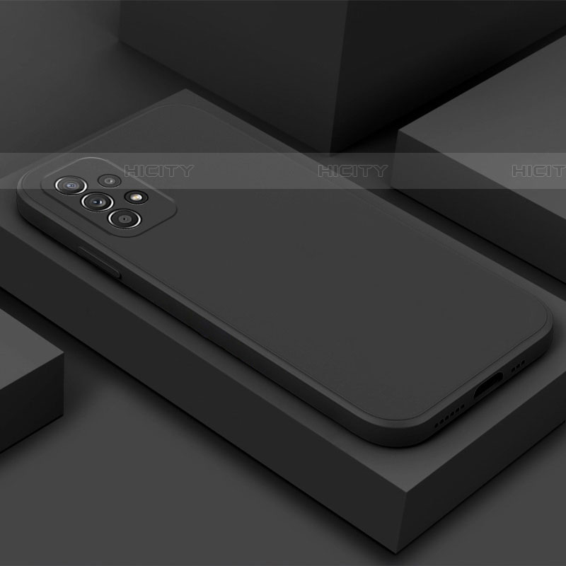 Funda Silicona Ultrafina Goma 360 Grados Carcasa para Samsung Galaxy A52 4G Negro