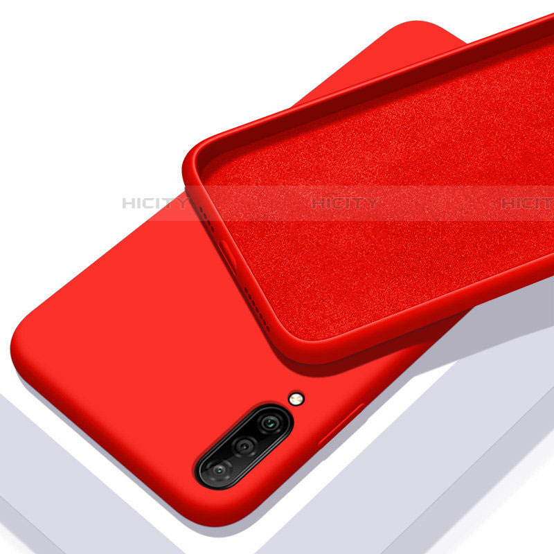 Funda Silicona Ultrafina Goma 360 Grados Carcasa para Samsung Galaxy A70S Rojo