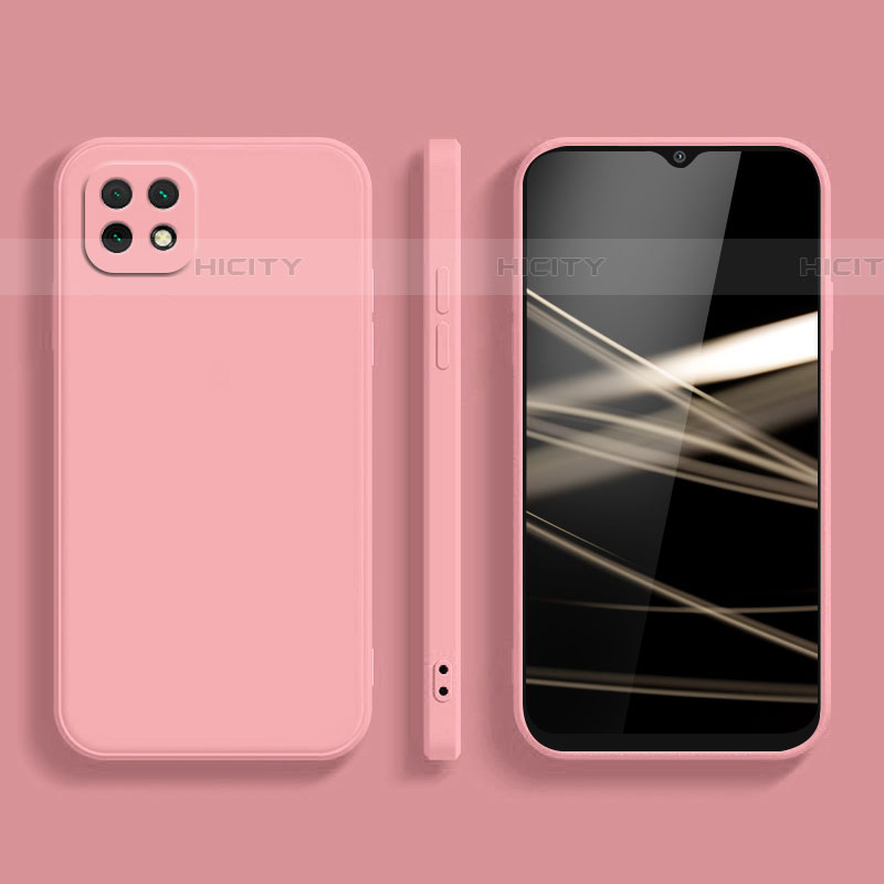 Funda Silicona Ultrafina Goma 360 Grados Carcasa para Samsung Galaxy F42 5G Rosa