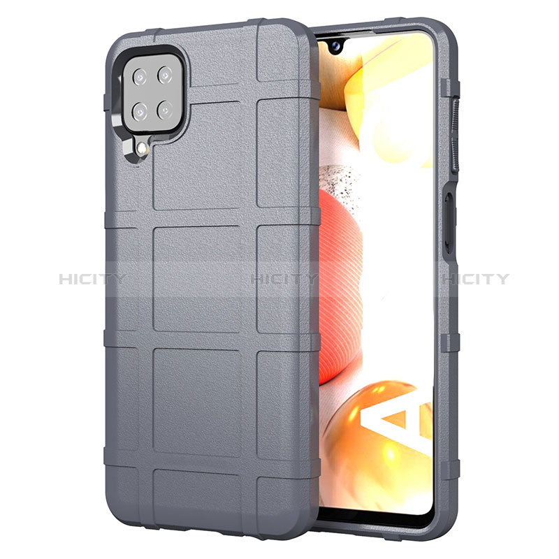 Funda Silicona Ultrafina Goma 360 Grados Carcasa para Samsung Galaxy M12 Gris