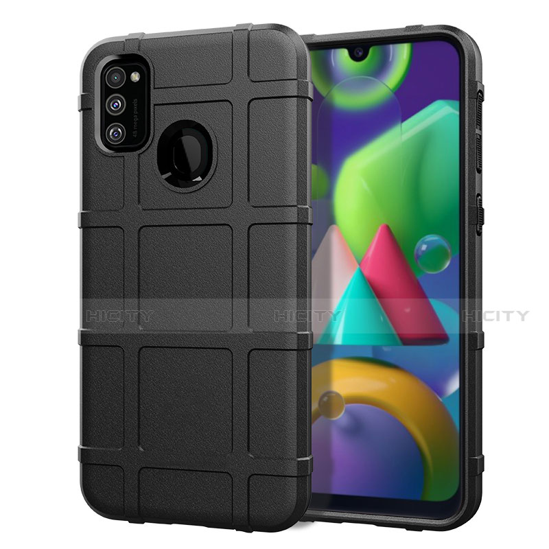 Funda Silicona Ultrafina Goma 360 Grados Carcasa para Samsung Galaxy M30s Negro