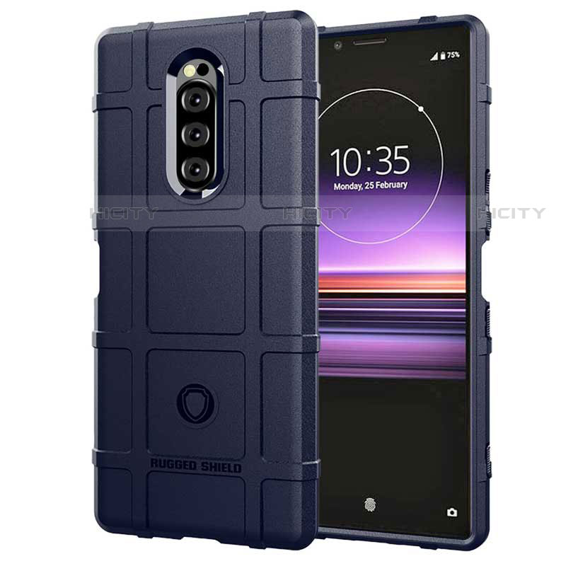 Funda Silicona Ultrafina Goma 360 Grados Carcasa para Sony Xperia XZ4 Azul