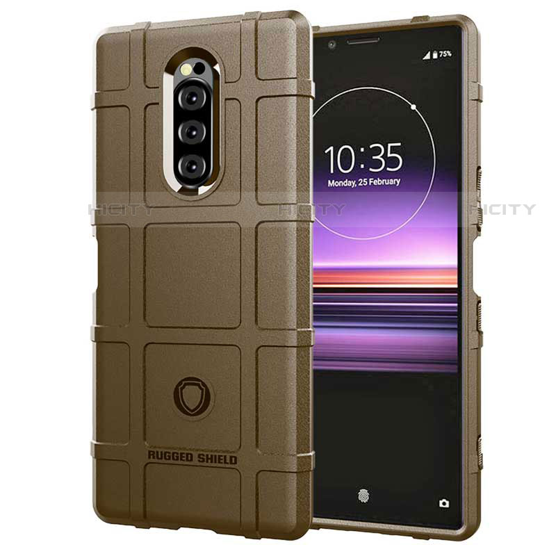 Funda Silicona Ultrafina Goma 360 Grados Carcasa para Sony Xperia XZ4 Marron