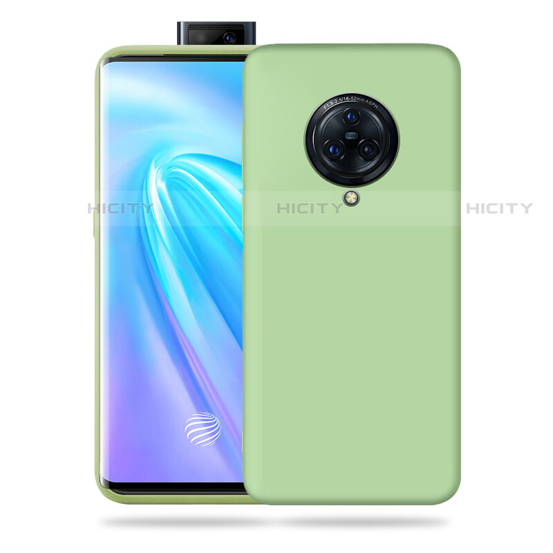 Funda Silicona Ultrafina Goma 360 Grados Carcasa para Vivo Nex 3 5G Verde