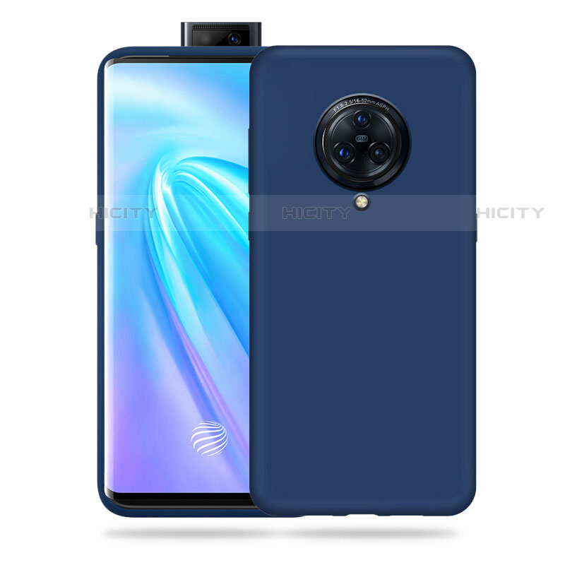 Funda Silicona Ultrafina Goma 360 Grados Carcasa para Vivo Nex 3S Azul