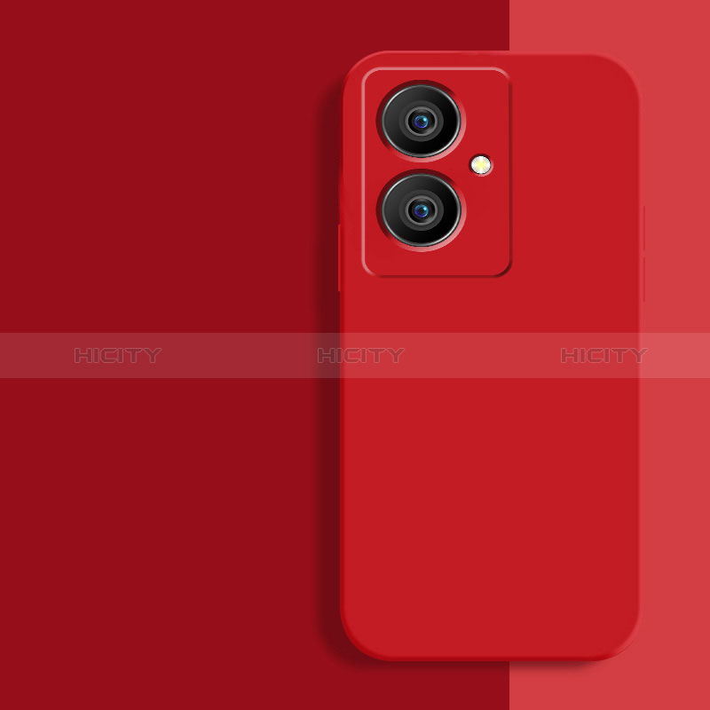 Funda Silicona Ultrafina Goma 360 Grados Carcasa para Vivo V29 Lite 5G Rojo