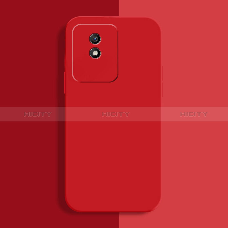 Funda Silicona Ultrafina Goma 360 Grados Carcasa para Vivo Y02t Rojo