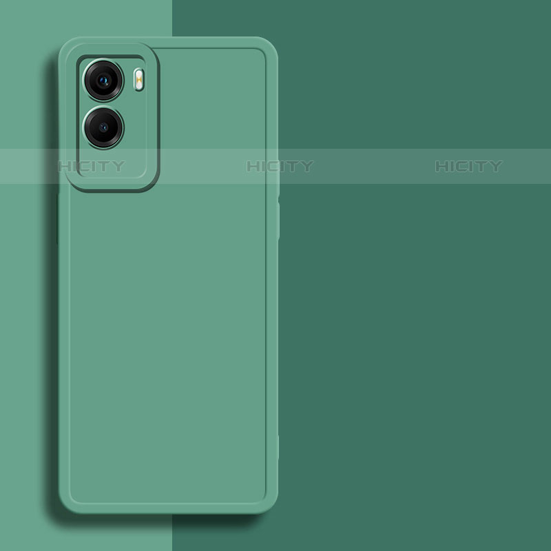 Funda Silicona Ultrafina Goma 360 Grados Carcasa para Vivo Y55s (2021) Verde