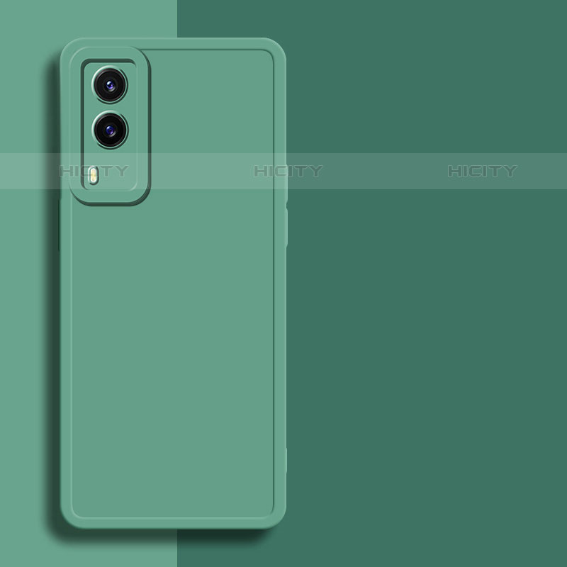 Funda Silicona Ultrafina Goma 360 Grados Carcasa para Vivo Y71t 5G Verde