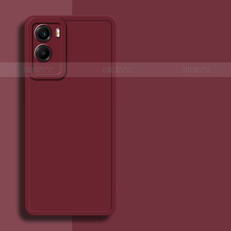 Funda Silicona Ultrafina Goma 360 Grados Carcasa para Vivo Y72t Rojo