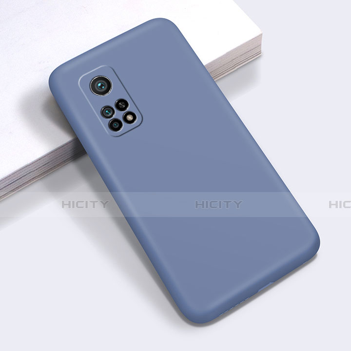 Funda Silicona Ultrafina Goma 360 Grados Carcasa para Xiaomi Mi 10T 5G Gris Lavanda