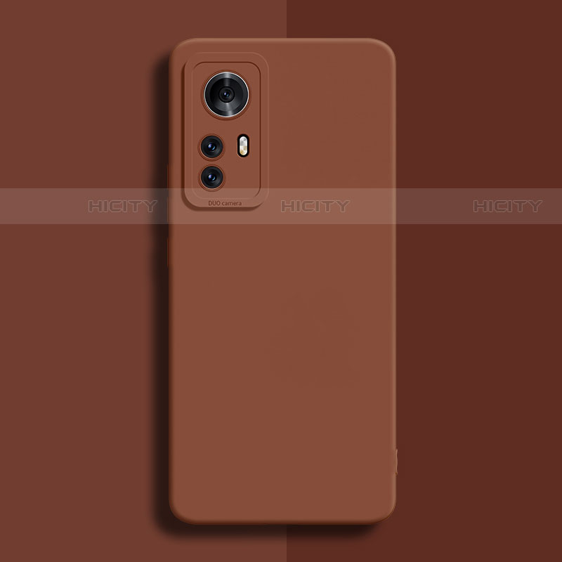 Funda Silicona Ultrafina Goma 360 Grados Carcasa para Xiaomi Mi 12 5G Marron