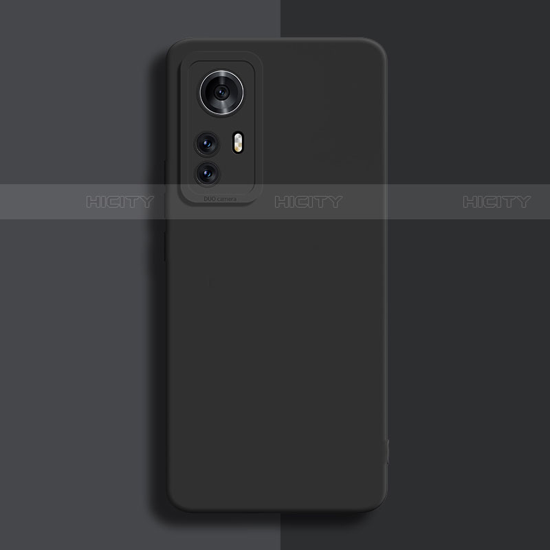 Funda Silicona Ultrafina Goma 360 Grados Carcasa para Xiaomi Mi 12 5G Negro