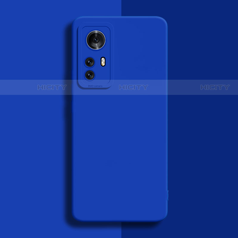 Funda Silicona Ultrafina Goma 360 Grados Carcasa para Xiaomi Mi 12 Pro 5G Azul