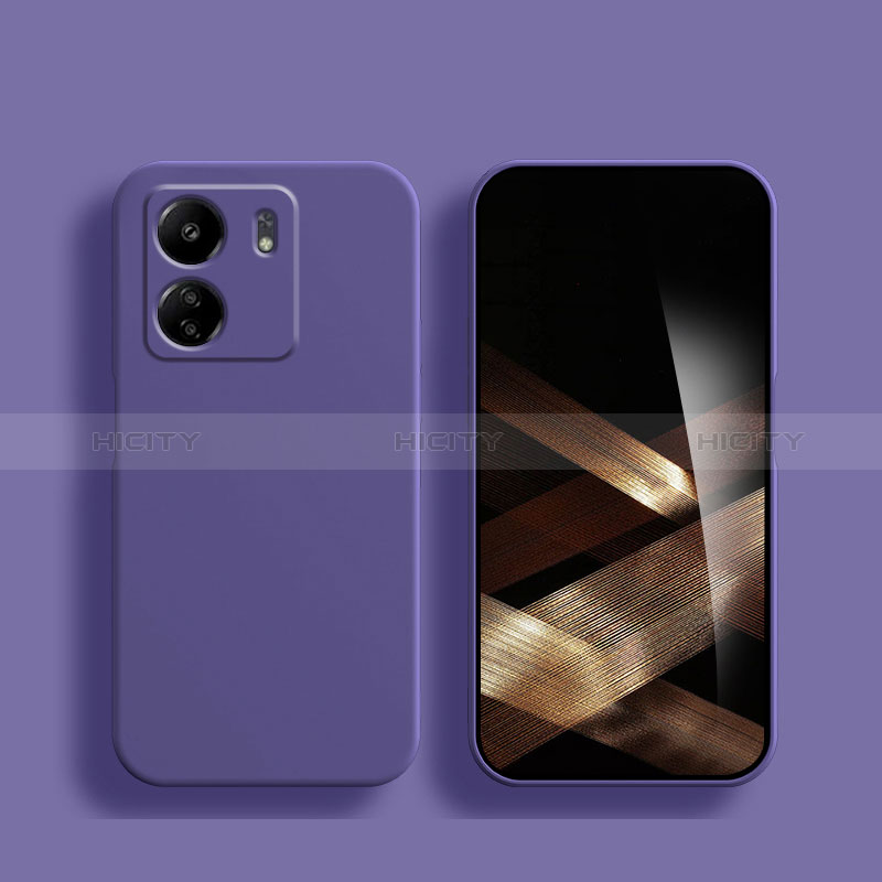 Funda Silicona Ultrafina Goma 360 Grados Carcasa para Xiaomi Poco C65 Morado