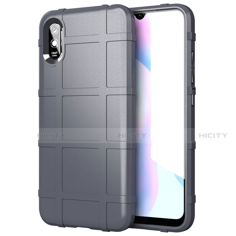 Funda Silicona Ultrafina Goma 360 Grados Carcasa para Xiaomi Redmi 9i Gris