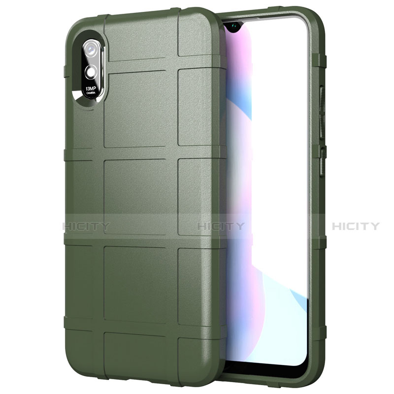 Funda Silicona Ultrafina Goma 360 Grados Carcasa para Xiaomi Redmi 9i Verde