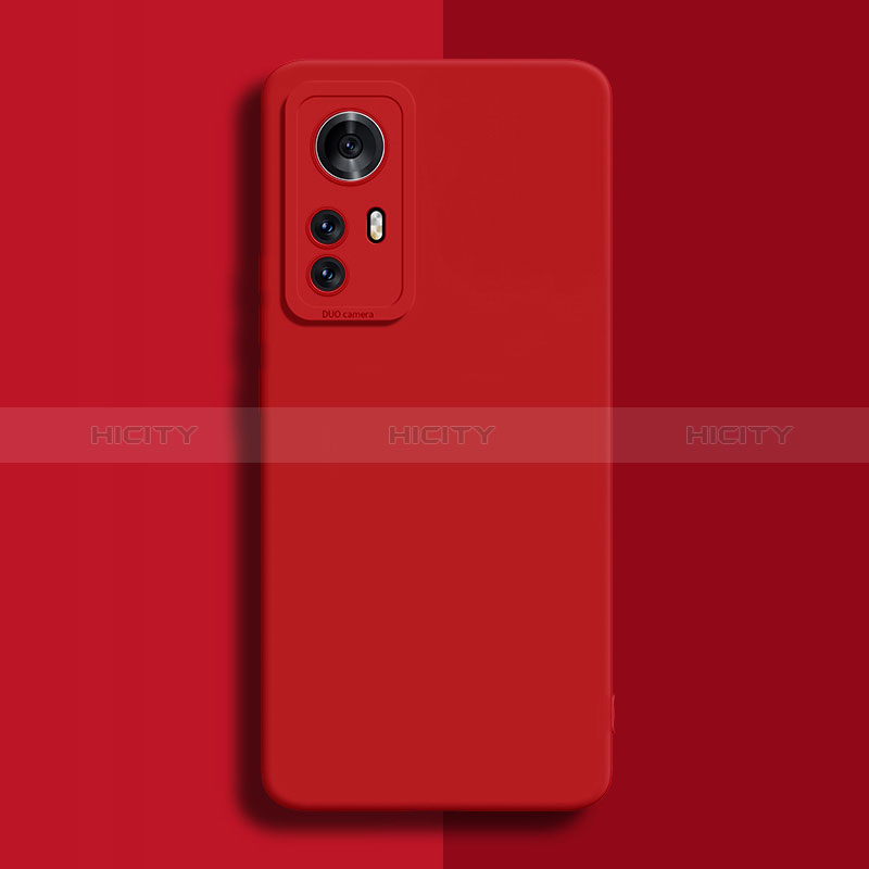 Funda Silicona Ultrafina Goma 360 Grados Carcasa para Xiaomi Redmi Note 12S Rojo