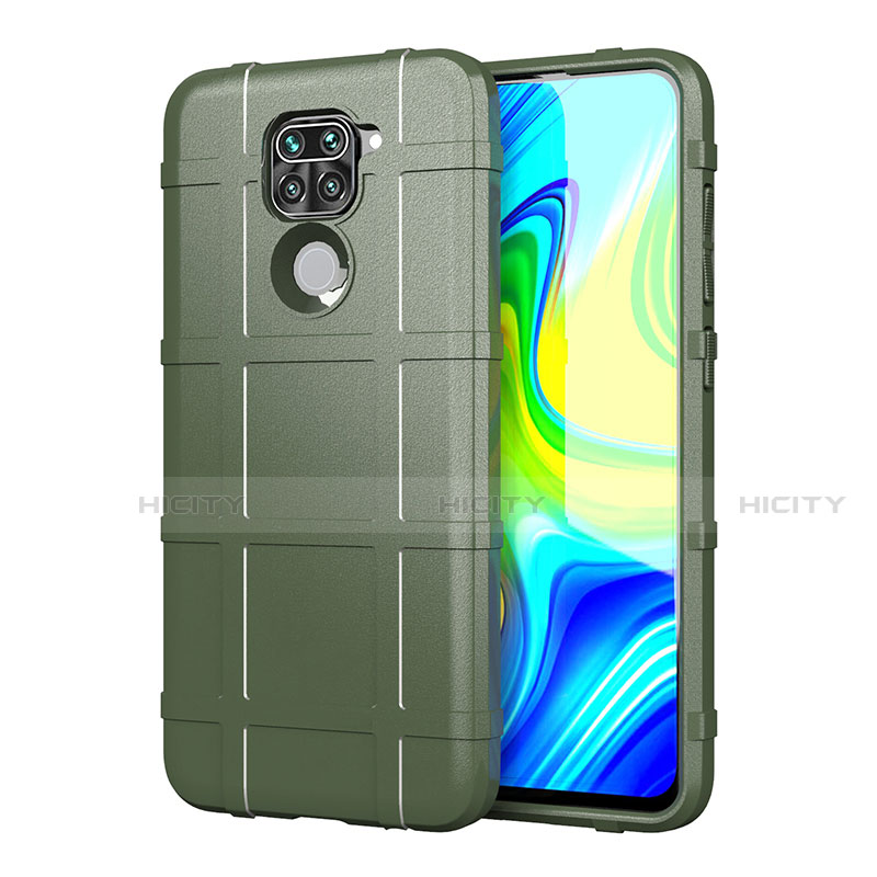 Funda Silicona Ultrafina Goma 360 Grados Carcasa para Xiaomi Redmi Note 9 Verde