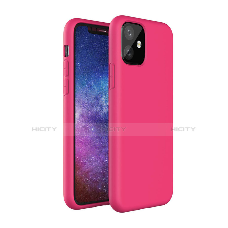 Funda Silicona Ultrafina Goma 360 Grados Carcasa S01 para Apple iPhone 11 Rojo