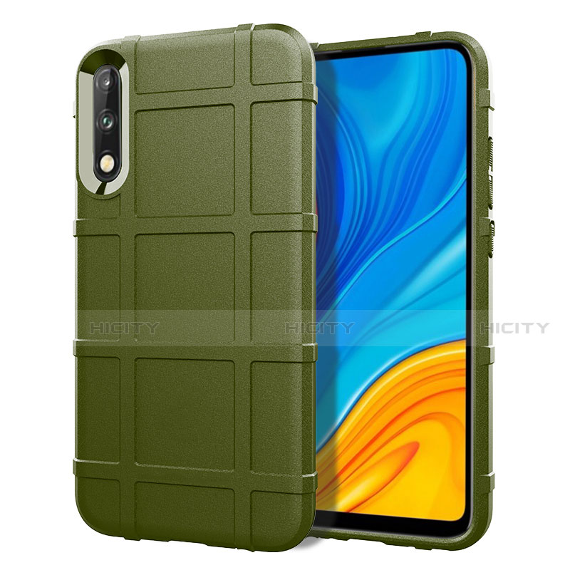 Funda Silicona Ultrafina Goma 360 Grados Carcasa S01 para Huawei Enjoy 10 Verde