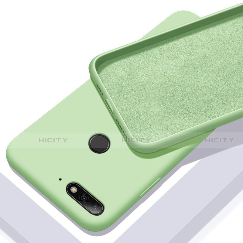 Funda Silicona Ultrafina Goma 360 Grados Carcasa S01 para Huawei Enjoy 8e Verde