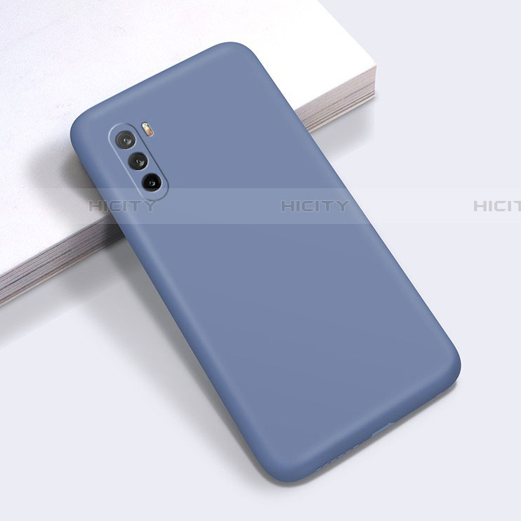 Funda Silicona Ultrafina Goma 360 Grados Carcasa S01 para Huawei Mate 40 Lite 5G Gris Lavanda