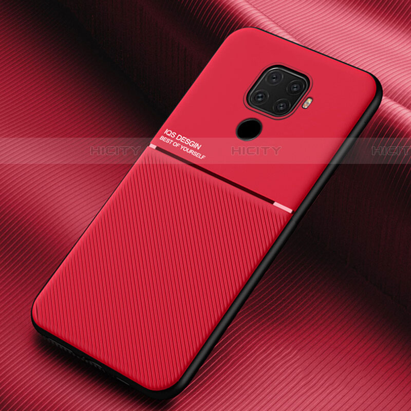 Funda Silicona Ultrafina Goma 360 Grados Carcasa S01 para Huawei Nova 5z Rojo