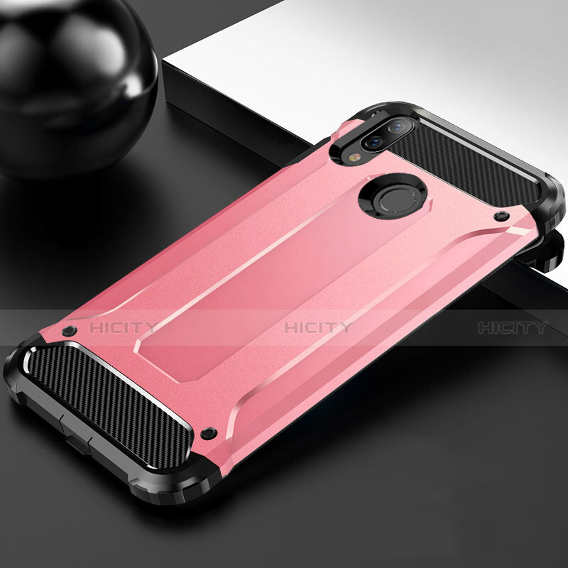 Funda Silicona Ultrafina Goma 360 Grados Carcasa S01 para Huawei Y9 (2019) Oro Rosa