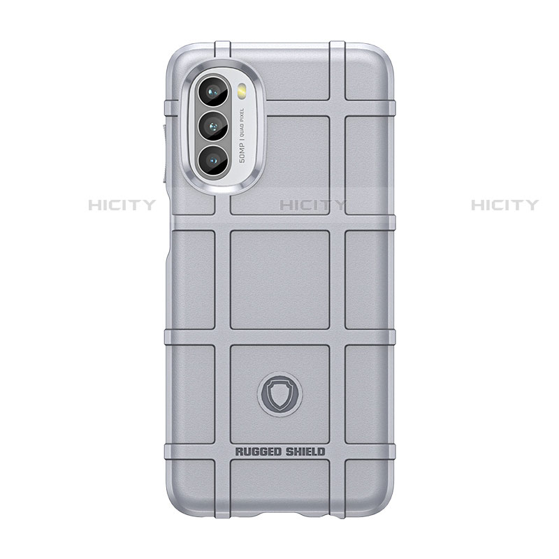 Funda Silicona Ultrafina Goma 360 Grados Carcasa S01 para Motorola Moto Edge (2022) 5G Gris